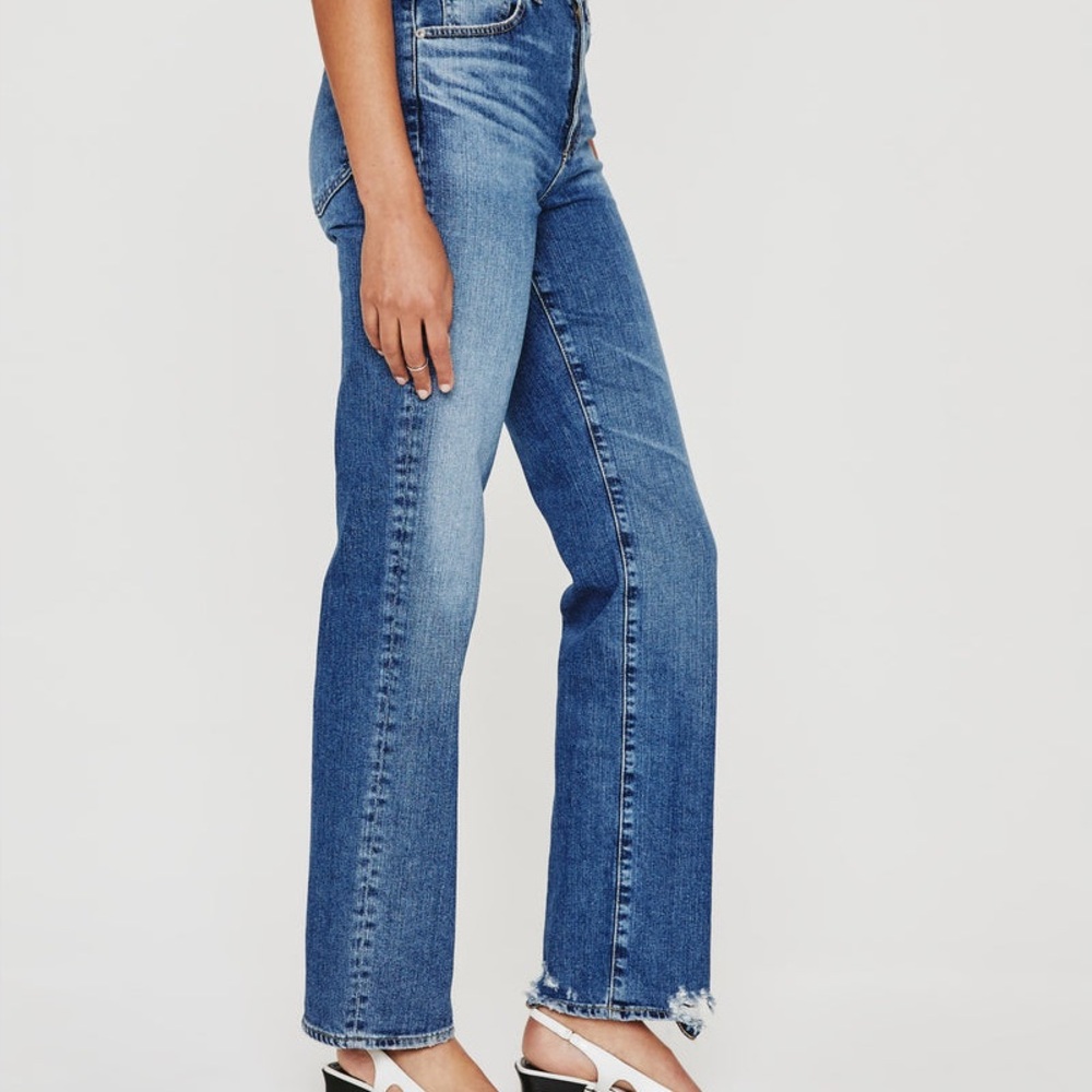 AG Adriano Goldschmied High Rise Blue Jeans